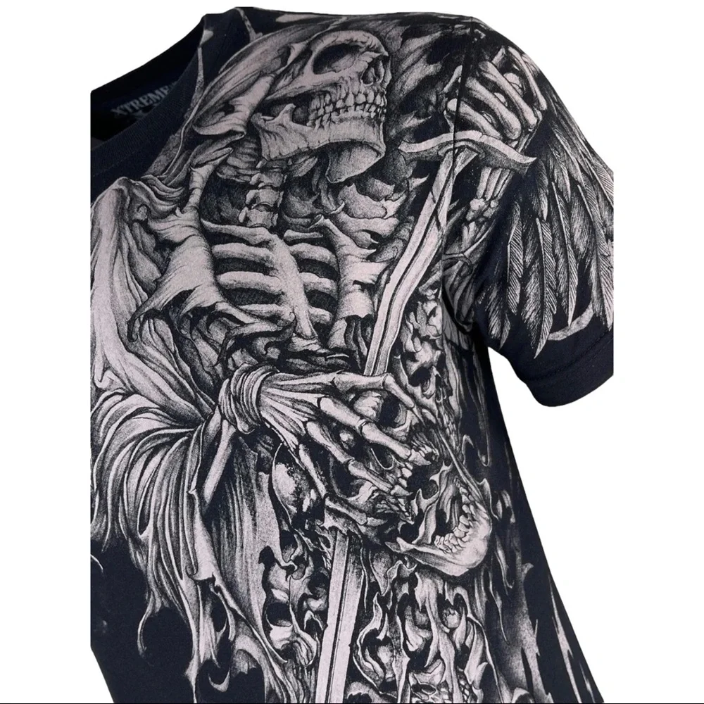 Xtreme Couture by Affliction Men's T-Shirt Wielding Death